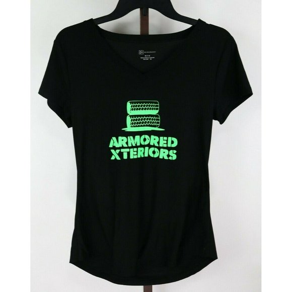 Multi Brand Juniors Black Lot 2 Graphic Short Sleeve T-Shirts Size 7-9 NWOT - Picture 4 of 5